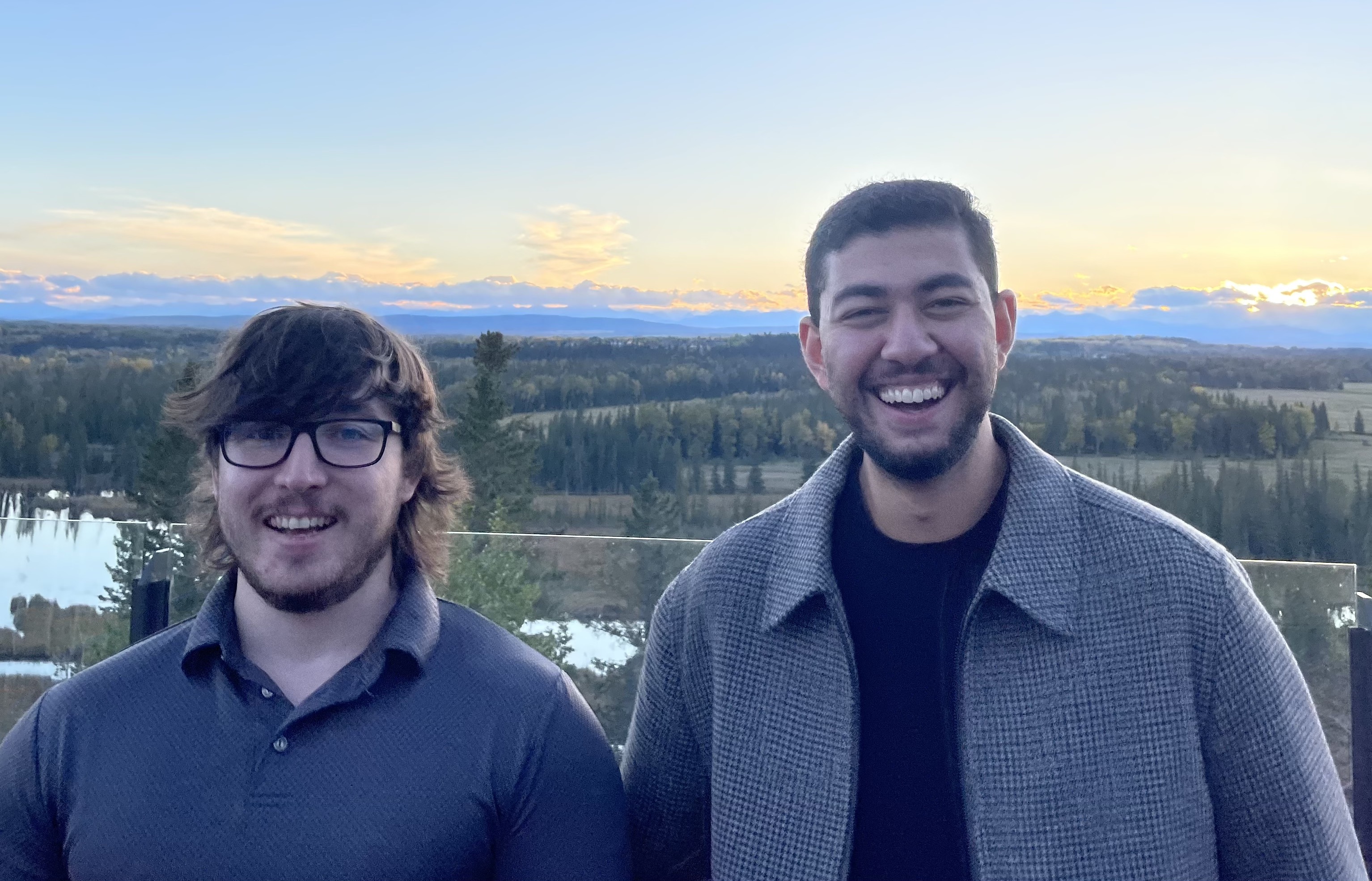 Omar and Tyler, founders of MyTrials.ai
